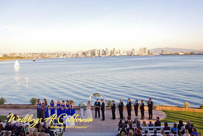 San Diego wedding at Admiral Kidd Point Loma Naval Submarine Base, Weddings at California photography
